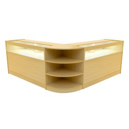 Theseus LED Shop Counter Set LM60 & 2 x B1500 - Maple