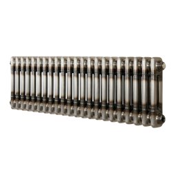 Traditional 2 Column Radiator - 300 x 1010mm - Raw Metal