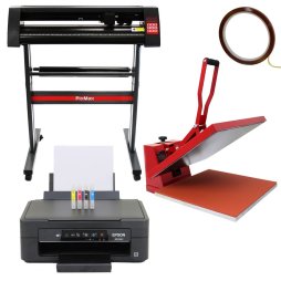 Vinyl Cutter Sublimation Printer 50cm Heat Press T Shirt Transfer Digital Industrial Business Home Custom Design Plotter Machine Stand Cutting Printing