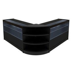 Andromeda LED Shop Counter Set LM60 & 2 x C1200 - Black