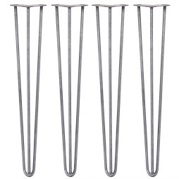 4 x Hairpin Legs / Hair Pin Legs Set SkiSki Legs Furniture Desk Bench Chair Table 28