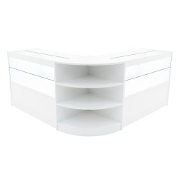 Andromeda LED Shop Counter Set LM60 & 2 x C1200 - White