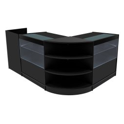 Eclipse LED Shop Counter Set LM60, TB60 & 2 x C900 - Black