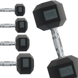 Hex Dumbbells 27.5kg pair