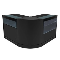 Adonis LED Shop Counter Set B900, C900 & CM60 - Black