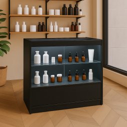 LED Retail Shop Counter C900 - Black