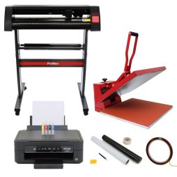 Vinyl Cutter Sublimation Printer 50cm Heat Press T Shirt Transfer Digital Industrial Business Home Custom Design Plotter Machine Stand Cutting Printing | Weeding Pack