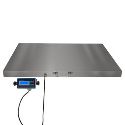 Digital Vet Scales Heavy Duty Floor Weighing Scale 90 x 60cm Platform Hold Accumulation 300kg Pounds Kilograms Bluetooth Rechargeable Battery Animal Livestock Pet Dog Cat Industrial Warehouse Parcel