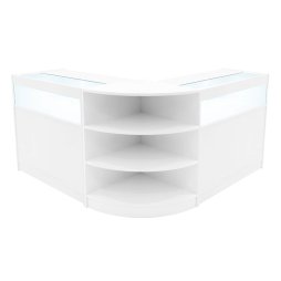 Theseus LED Shop Counter Set LM60 & 2 x B900 - White