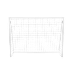 Football Goal Net 8 x 6ft All Weather PVC Goalpost 30ply Knotted Netting 24