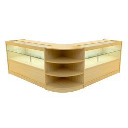 Andromeda LED Shop Counter Set LM60 & 2 x C1500 - Maple