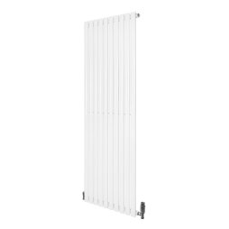 Oval Single Column Radiator & Valves - 1600mm x 600mm - White