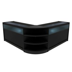 Theseus LED Shop Counter Set LM60 & 2 x B1500 - Black