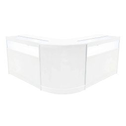 Iris LED Shop Counter Set CM60 & 2 x B1200 - White