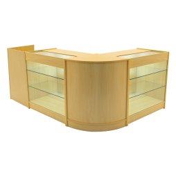 Aries LED Shop Counter Set CM60, TB60 & 2 x K900 - Maple