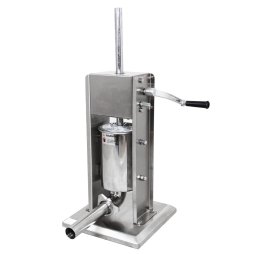 5L Sausage Stuffer Kit Filler Maker 304 Stainless Steel Heavy Duty Commercial Meat Machine Vertical Manual 2 Speeds