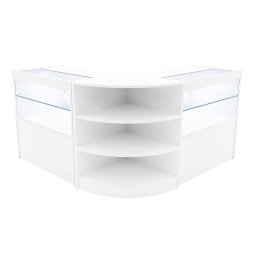 Andromeda LED Shop Counter Set LM60 & 2 x C900 - White