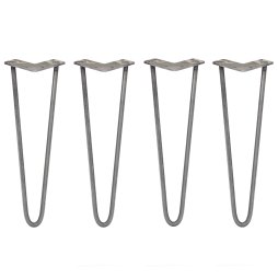 4 x Hairpin Legs / Hair Pin Legs Set SkiSki Legs Furniture Desk Bench Chair Table 16