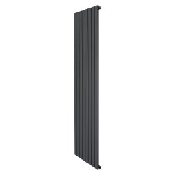 Flat Single Column Radiator - 1800 x 560mm - Anthracite Grey