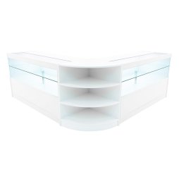 Andromeda LED Shop Counter Set LM60 & 2 x C1500 - White