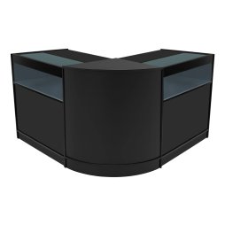 Iris LED Shop Counter Set CM60 & 2 x B900 - Black