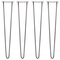 4 x Hairpin Legs / Hair Pin Legs Set SkiSki Legs Furniture Desk Bench Chair Table 28
