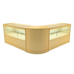 Selene LED Shop Counter Set CM60 & 2 x C1500 - Maple