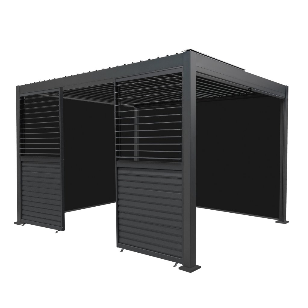 Aluminium Freestanding Pergolas with Blinds Image