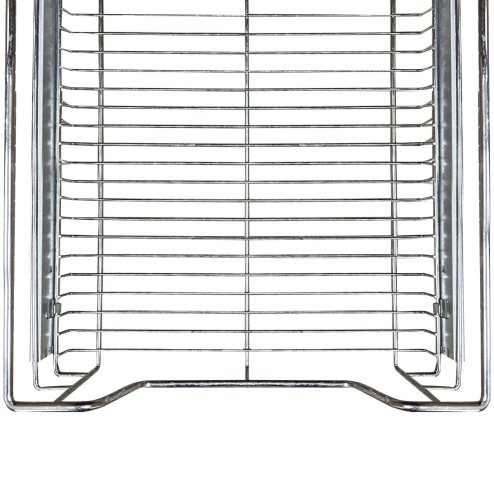 KuKoo 2 x Kitchen Pull Out Soft Close Baskets, 400mm Wide Cabinet, Slide Out Wire Storage Drawers