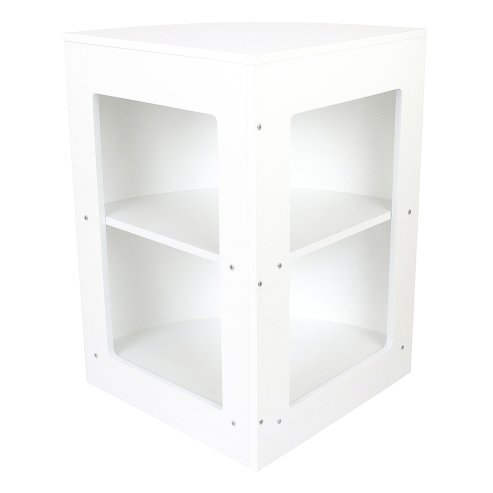 Retail Shop Corner Counter CM60 - White