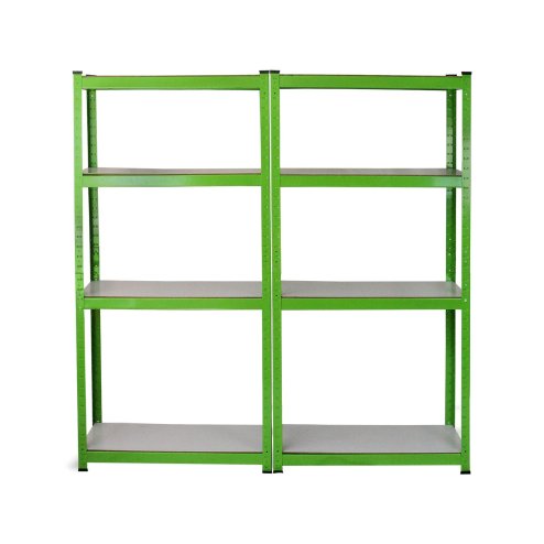2 Water-resistant Greenhouse Racking 1500mm x 800mm x 300mm Garage Utility Workshop Shelves Gardening Equipment Storage & FREE Bay Connectors