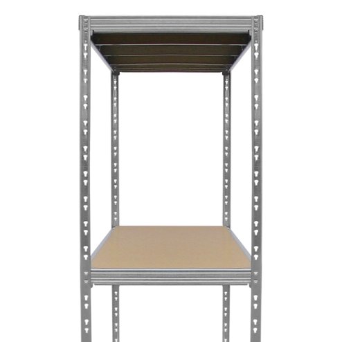 Heavy Duty Garage Shelving Extra Wide Boltless Racking 1200KG Capacity Galvanised Steel Metal 3 Tier Shelves Storage Unit Warehouse Home Shed Industrial 1 Bay | 2000 x 1860 x 600mm