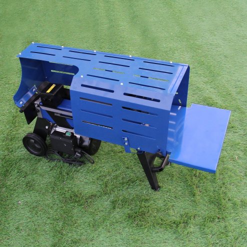 Log Splitter 5 Ton Hydraulic 3L Electric 2000 Watt Motor Wood Timber Cutter Axe 2 Blades Duoblade | 370mm Max Log Length