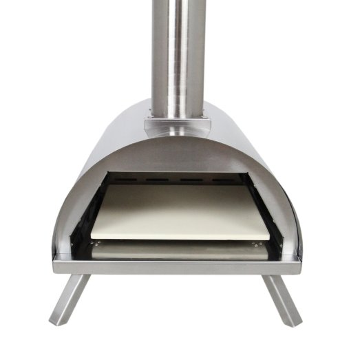 Outdoor Tabletop Pizza Oven Smoker Barbeque Countertop Garden Oven Cooker Portable Grill Stainless Steel | Pizza Peel, Pizza Stone, Pizza Cutter, FREE Rain Cover