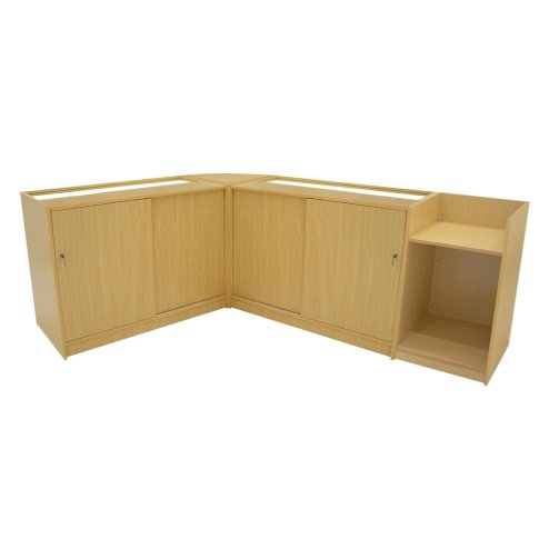 Polaris LED Shop Counter Set K1500, B1500, TB60 & CM60 - Maple