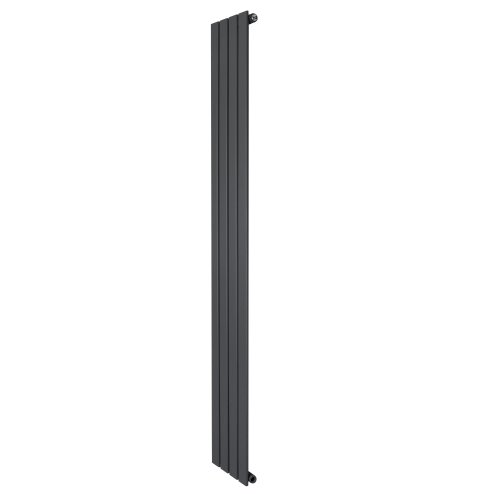 Flat Single Column Radiator - 1800 x 280mm - Anthracite Grey