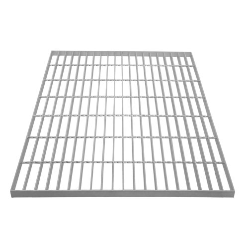 Galvanised Grating Floor Forge Walkway Mesh Floor Panel Grid Drainage Gutter Vent Heavy Duty Weatherproof Steel Zinc Coated 700mm x 700mm x 30mm 4mm Metal Thickness 490kg Load Capacity