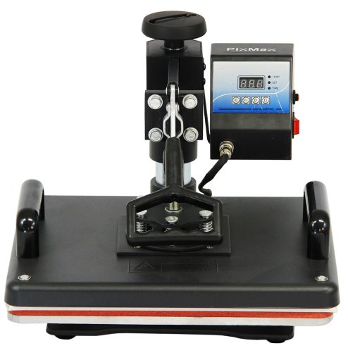 PixMax 5 in 1 Combo Swing Press TShirt Mug Cap & Plate Sublimation Pressing, Multi Use Heat Transfer