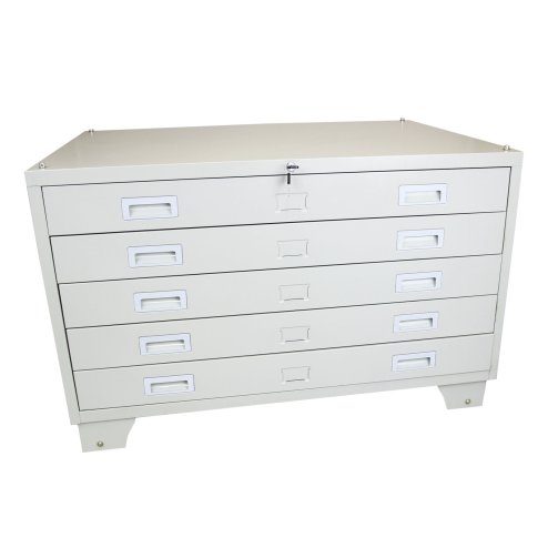 A1 Architects Drawers Artist Studio Flat File Metal Plan Maps Art Graphic Design Office Lockable Storage Image