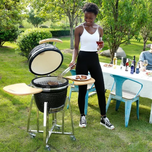 Fresh Grills Kamado Charcoal BBQ Grill 21
