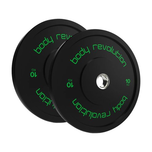 Olympic Bumper Plates Black 10kg Pair