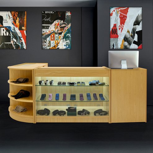 Sagittarius LED Shop Counter Set LM60, TB60 & 2 x B1500 - Maple