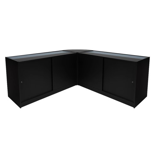 Adonis LED Shop Counter Set B1500, C1500 & CM60 - Black