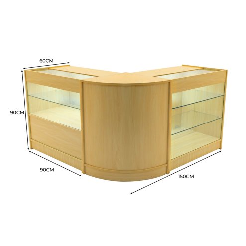 Hera LED Shop Counter Set K900, C900 & CM60 - Maple