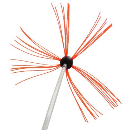 Chimney Sweeper Cleaning Kit Drill Powered Rotary Cleaner Brush Sweeping Brush 9m Fireplace Wood Burner Flue Reinforced Nylon Flexible Rods FREE Dust Sheet FREE Storage Bag Includes Drill Adapter & Allen Key MAXBLAST