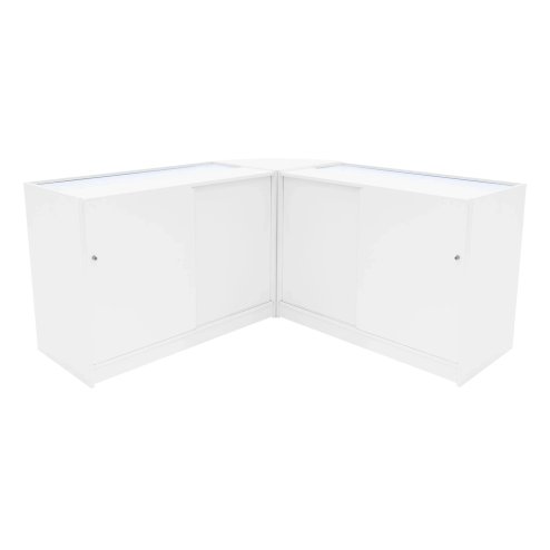Helios LED Shop Counter Set CM60 & 2 x K1200 - White