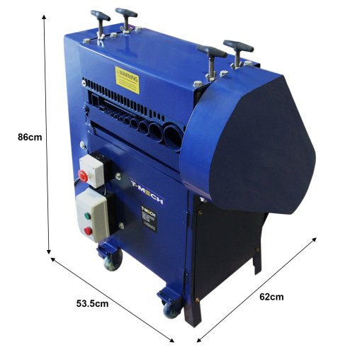 Wire Stripper Electric Automatic 1.5 - 55mm Stripping Cable Powered Portable Scrap Strip Copper Recycling Machine 380W 30M/min