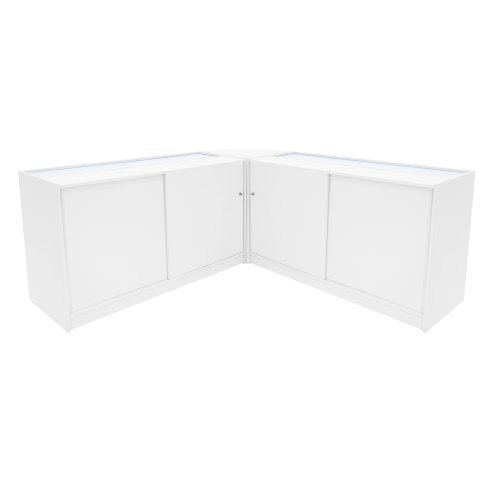 Theseus LED Shop Counter Set LM60 & 2 x B1500 - White