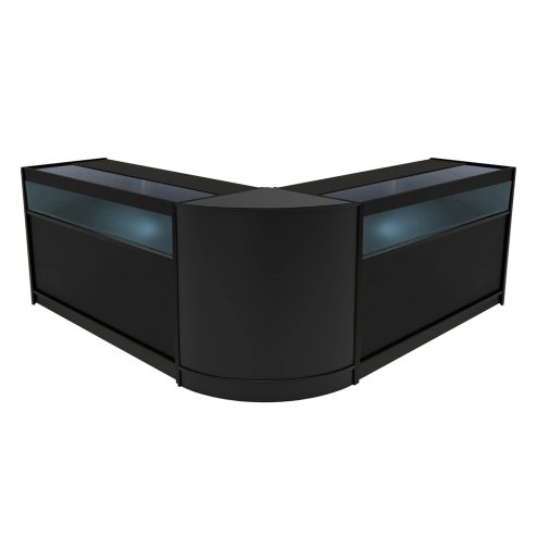 Iris LED Shop Counter Set CM60 & 2 x B1500 - Black