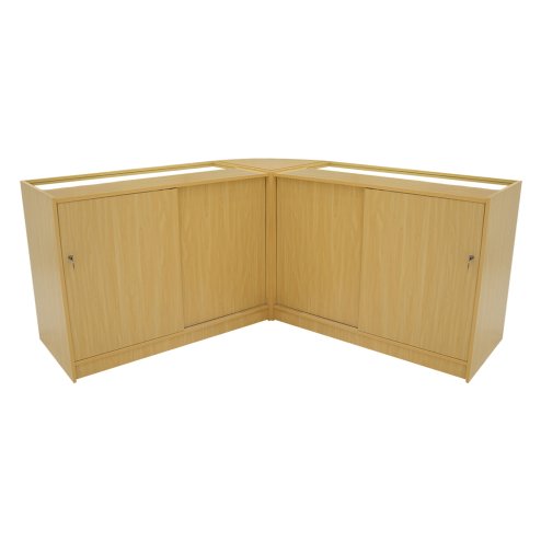 Demeter LED Shop Counter Set K1200, B1200 & LM60 - Maple